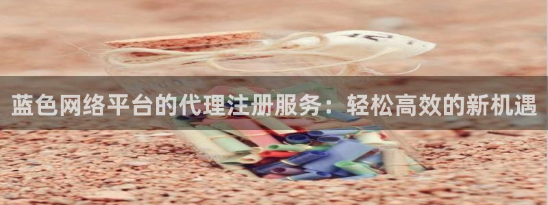 尊龙时凯平台总代理：蓝色网络平台的代理注册服务：轻松高效的新机遇