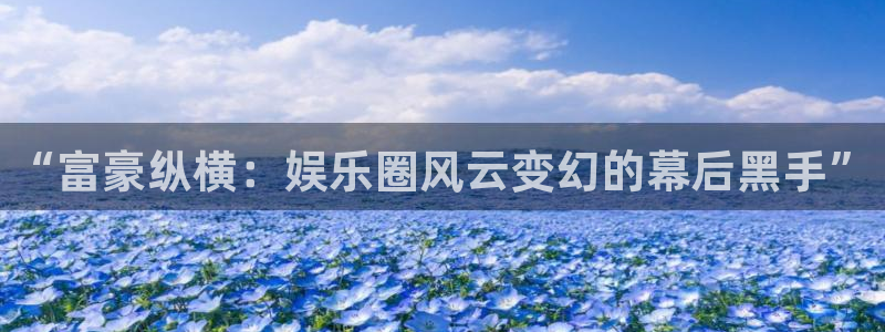 尊龙时凯注册：“富豪纵横：娱乐圈风云变幻的幕后黑手”
