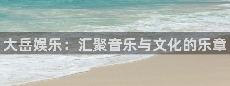 尊龙时凯2登录：大岳娱乐：汇聚音乐与文化的乐章